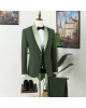 Vatasi Fashion Oliver Green Three Pieces Men Suits