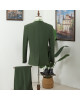 Vatasi Fashion Oliver Green Three Pieces Men Suits