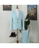 Vatasi Chic Blue Two Pieces Best Fitted Men Suits